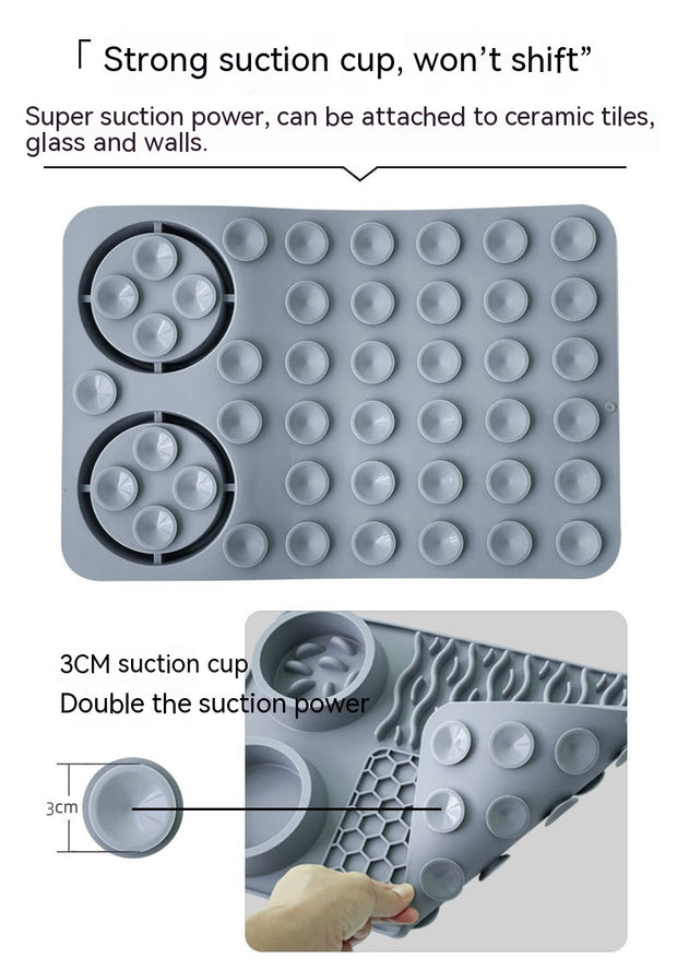 Pet Multi-functional Silicone Plate Non-slip Leak-proof
