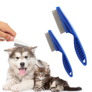 Grooming Comb Kit For Small Dogs Puppies  Pet Brush Fine-Tooth