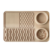 Pet Multi-functional Silicone Plate Non-slip Leak-proof